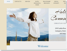 Tablet Screenshot of holleycounseling.com